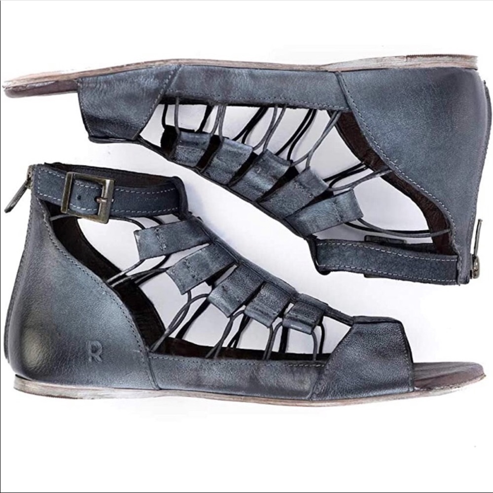 ROAN BY BED STU LEATHER STRAPPY SANDALS